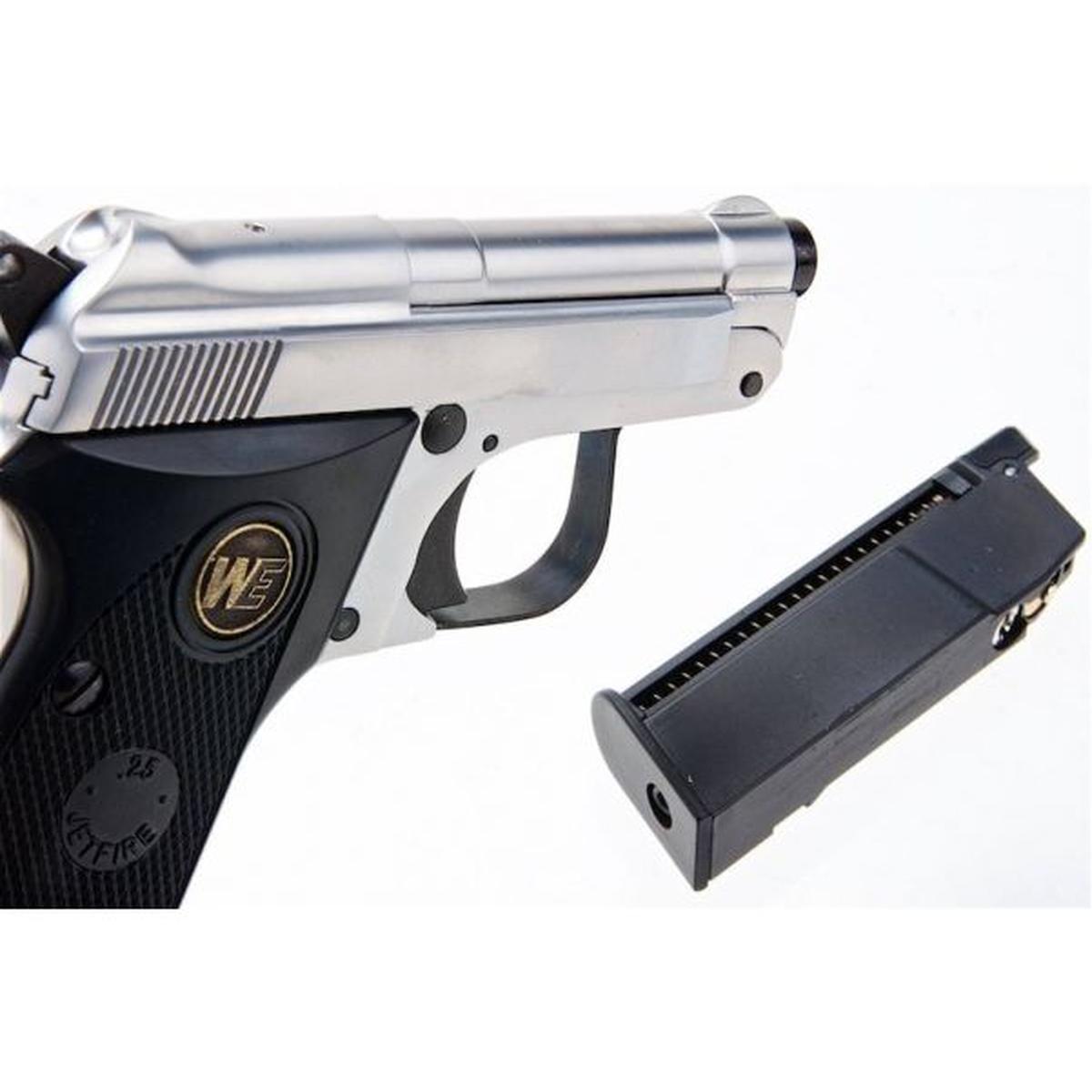 WE 950 GBB エアソフト ピストル - シルバー-AIRSOFT GOGO エアガン・サバゲー用品通販