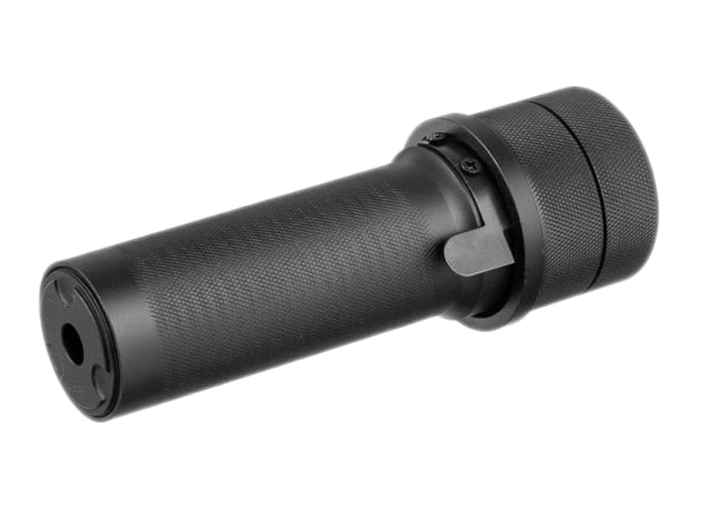 5KU スピットファイアトレーサー付きPBS-1ミニサプレッサー(24mm CW) LCT / GHK AK AEG / GBBガスブローバック専用-ブラック