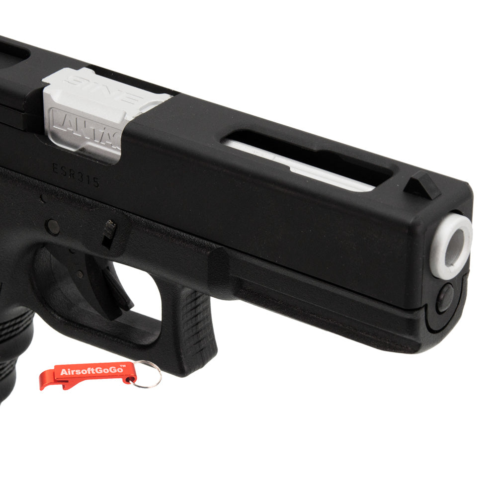 マルイガスブローバックG17用 5KU 9INE アウターバレル(シルバー)