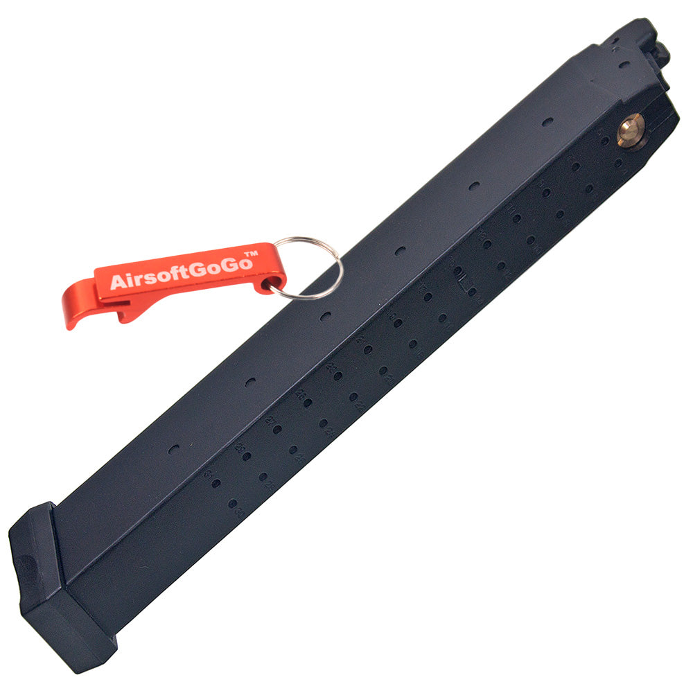 Carbon dioxide Co2 40-round magazine (long type) for Marui G17 / G18c / APS ACP601 / D-MOD Deluxe