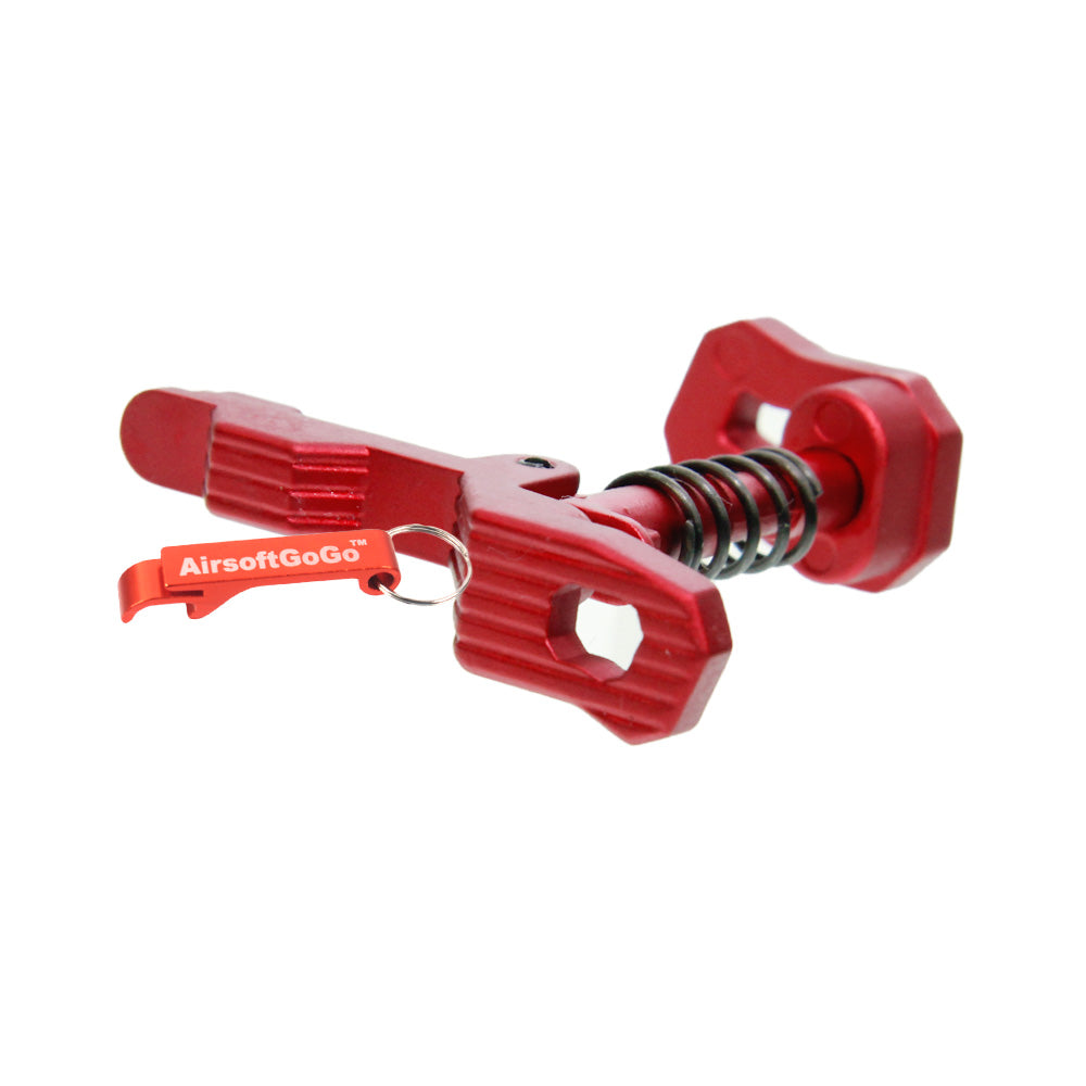 APS Phantom Ambi Magazine Catch for AEG M4/M16 (Red)