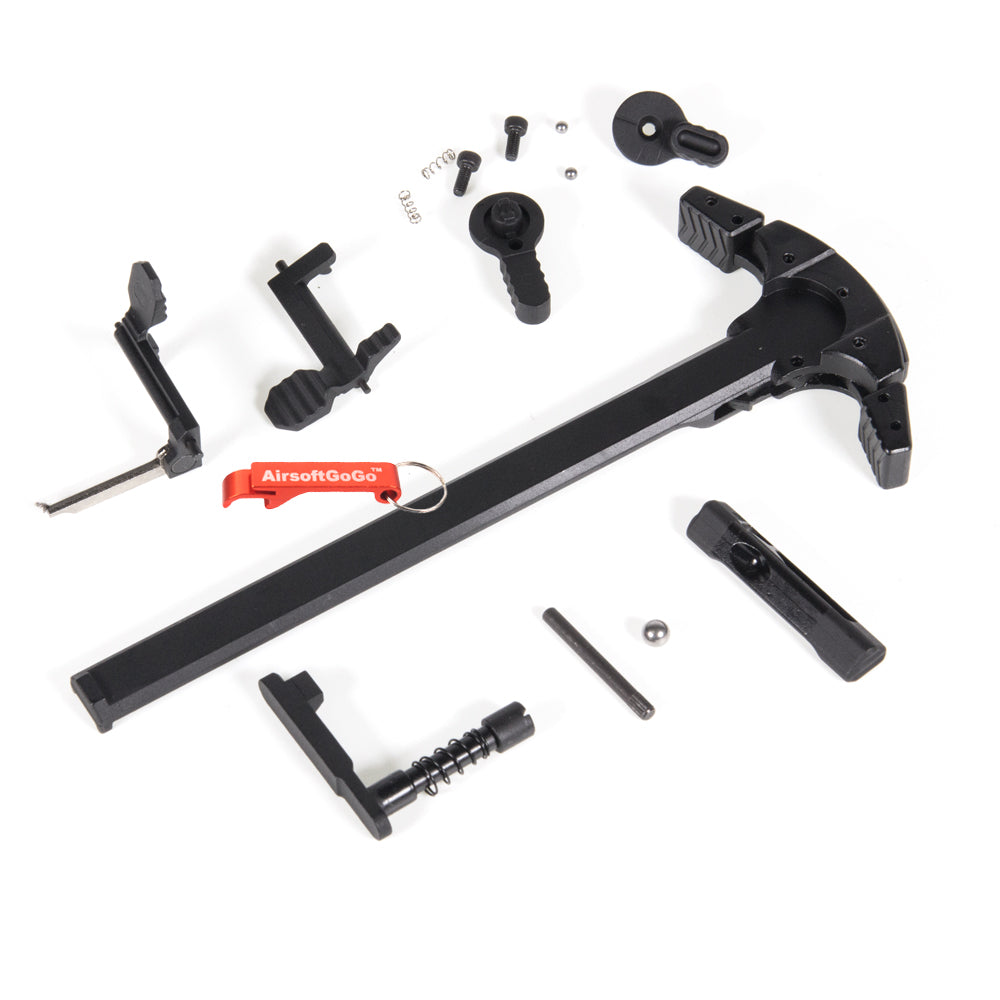 EMG FALKOR DEFENSE Officially Licensed Aluminum Body Receiver Frame for APS Electric Gun M4 (Black Color)