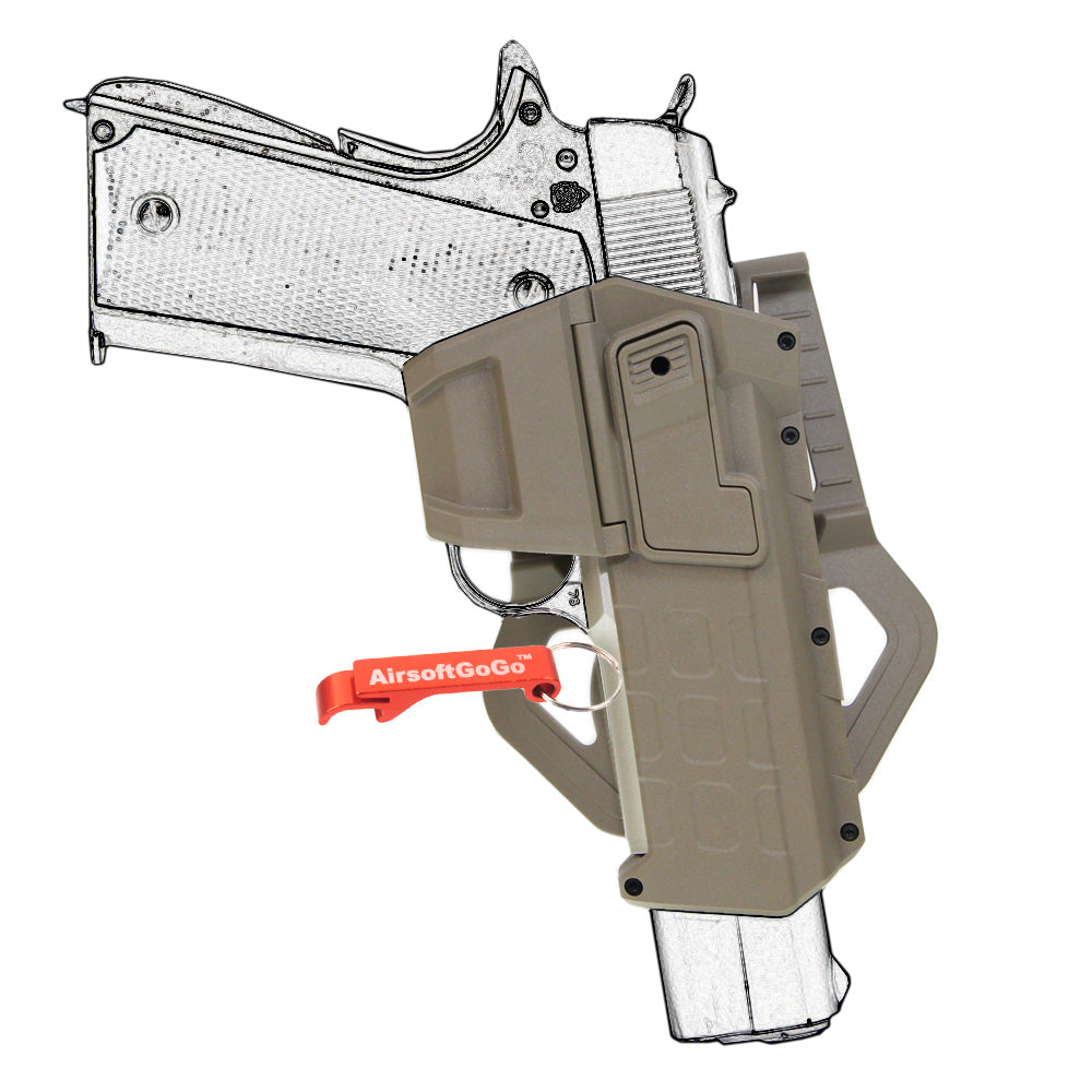 Army Force ホルスター マルイ/WEの1911対応 (ダークアース色)