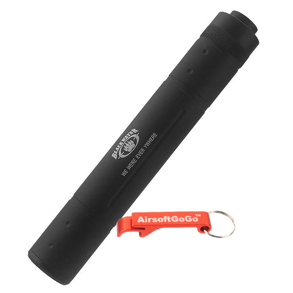 "BLACKWATER" type 14mm reverse threaded outer barrel compatible suppressor (diameter 30 x total length 190mm)