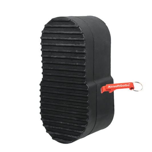 Rubber stock butt for electric gun P90 (black)