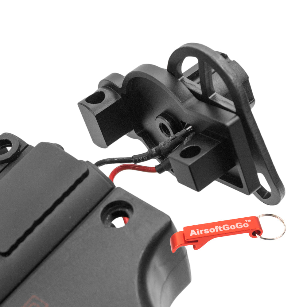 電動ガンマルイ/JG MP5K用ストックパイプ & アダプター (黒)