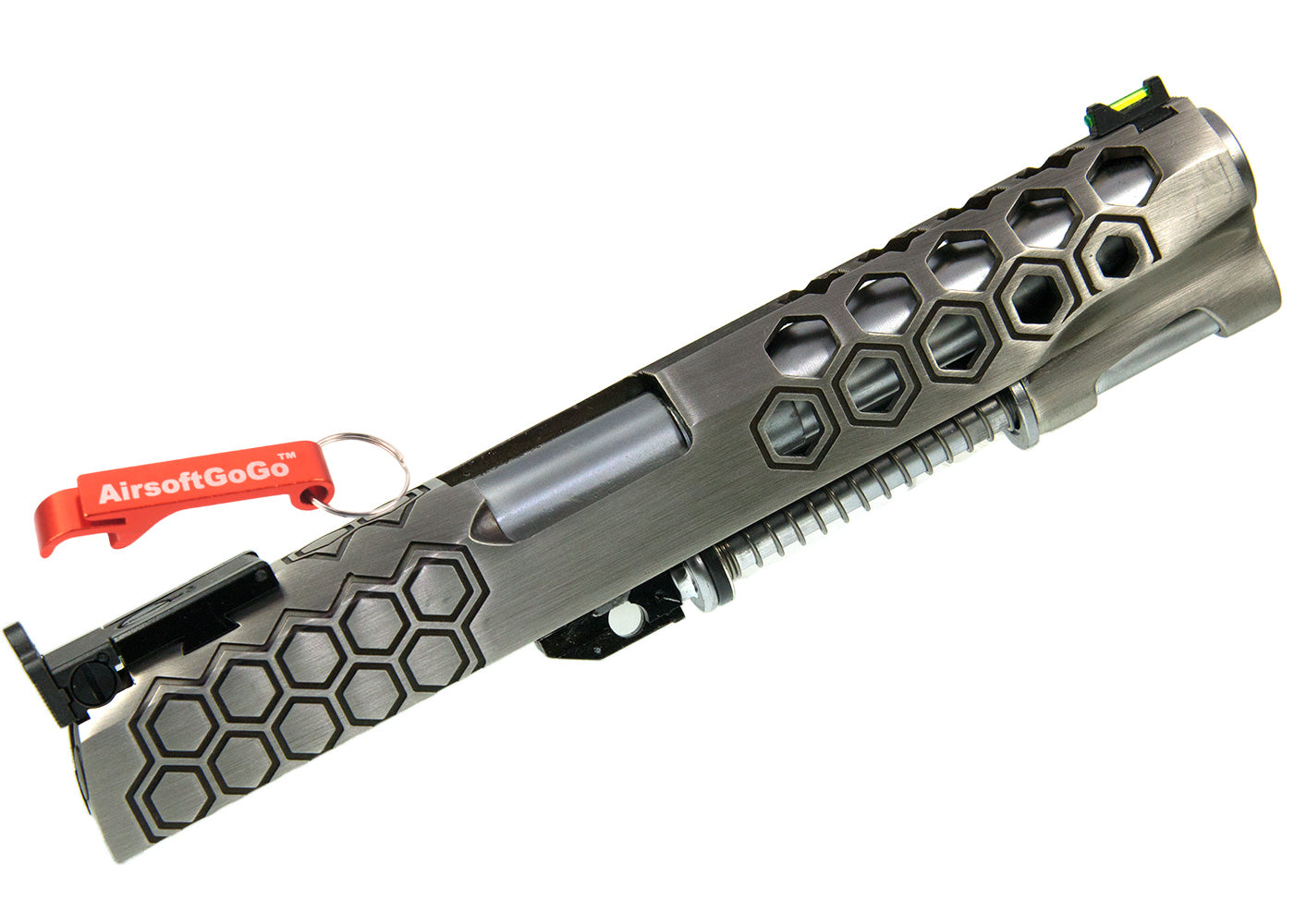 Armorer Works HEX Cut Slide for Marui 1911 (Silver)