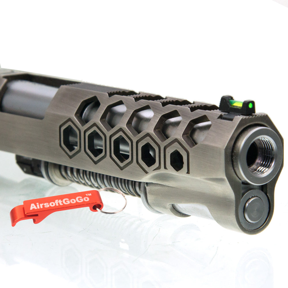 Armorer Works HEX Cut Slide for Marui 1911 (Silver)