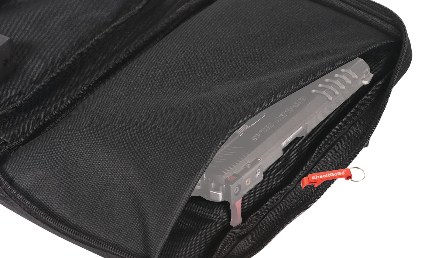 Tactical handgun bag/soft gun case with 6 magazine pockets (medium size bag, black color)