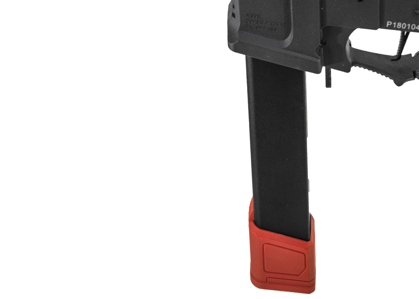 AGG PTS EPM-AR9 Set of 3 CA 120rds mid cap magazines (black) with base plate (red)