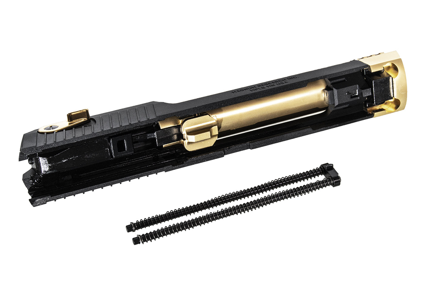 WE DE slide set (black/gold)