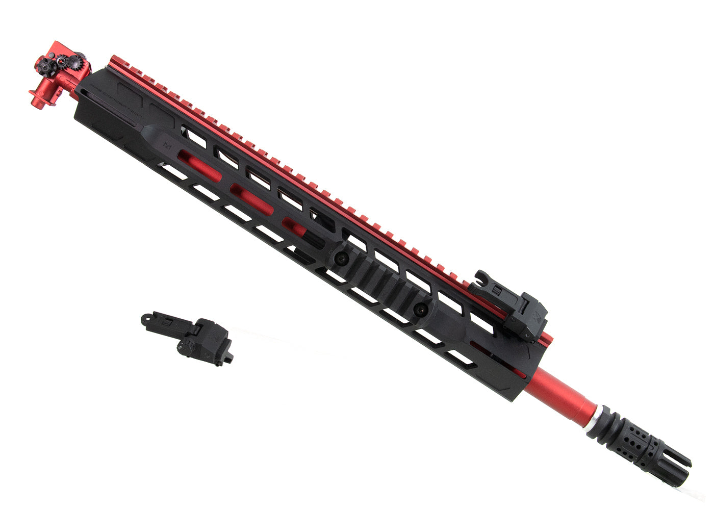 APS Phantom Extremis Rifles MK4 M-Lok ハンドガード(ピカティニーサイドレール、アウターバレル、フラッシュハイダー含み)