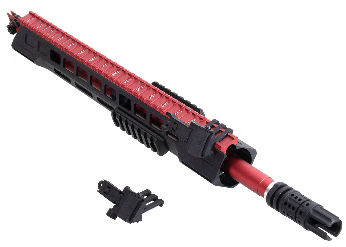 APS Phantom Extremis Rifles MK4 M-Lok ハンドガード(ピカティニーサイドレール、アウターバレル、フラッシュハイダー含み)