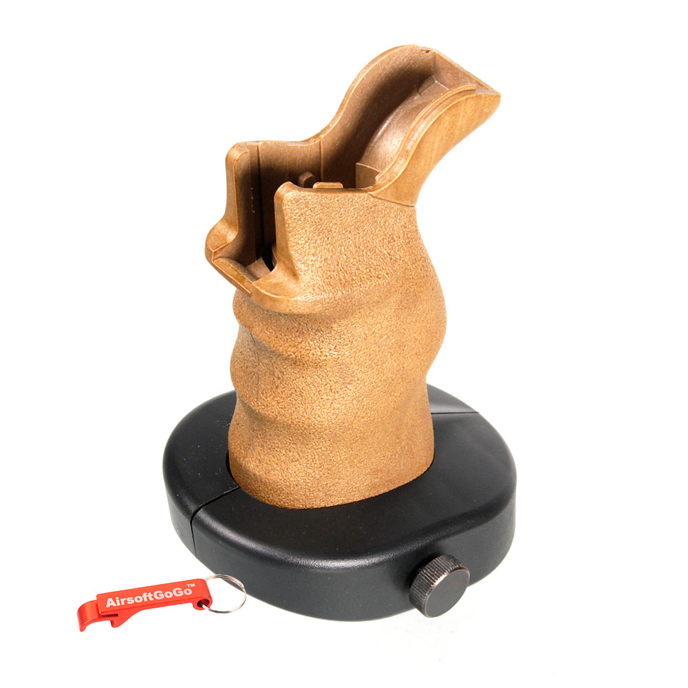 Marui / Classic Army / PSG1 style wooden grip for Jing Gong G3 series electric gun