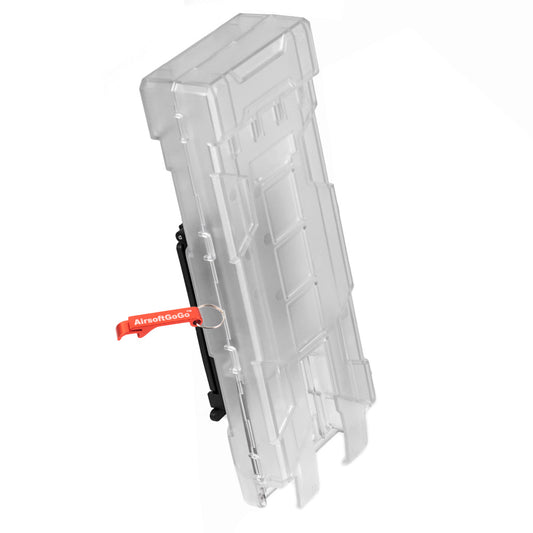 10 shell storage shot magazine shell pouch for Marui M870 MOLLE carrier holder (transparent)