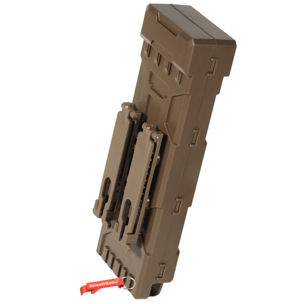 10 Shell Storage Shot Magazine Shell Pouch MOLLE Carrier Holder for Marui M870 (Tan)