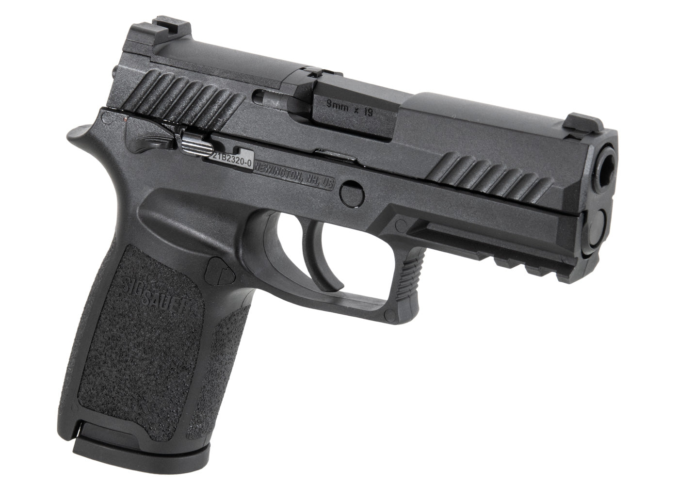 SIG AIR P320 M18 6mm ガスバージョン GBB ピストル（SIG Sauerからライセンス供与）（by VFC）-ブラック –  AIRSOFT GOGO