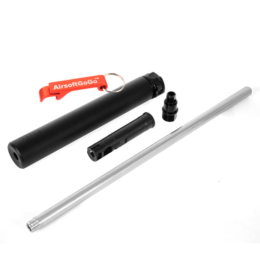 Marui M40A5 air cocking / Sniper rifle compatible RGW QD silencer (with inner barrel, adapter and muzzle brake)