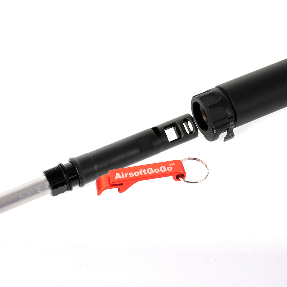 Marui M40A5 air cocking / Sniper rifle compatible RGW QD silencer (with inner barrel, adapter and muzzle brake)