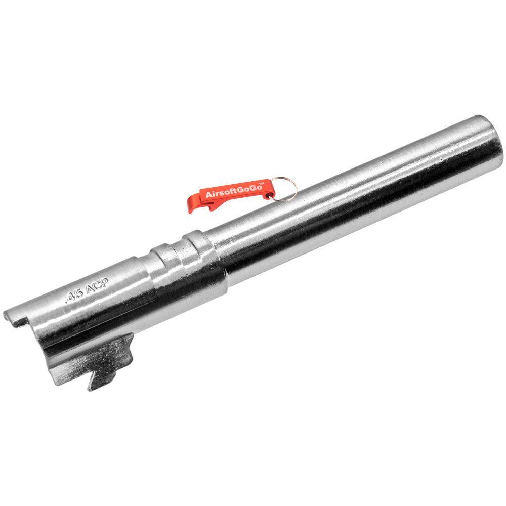 Gas blowback Army R27/R28 compatible outer barrel (silver)