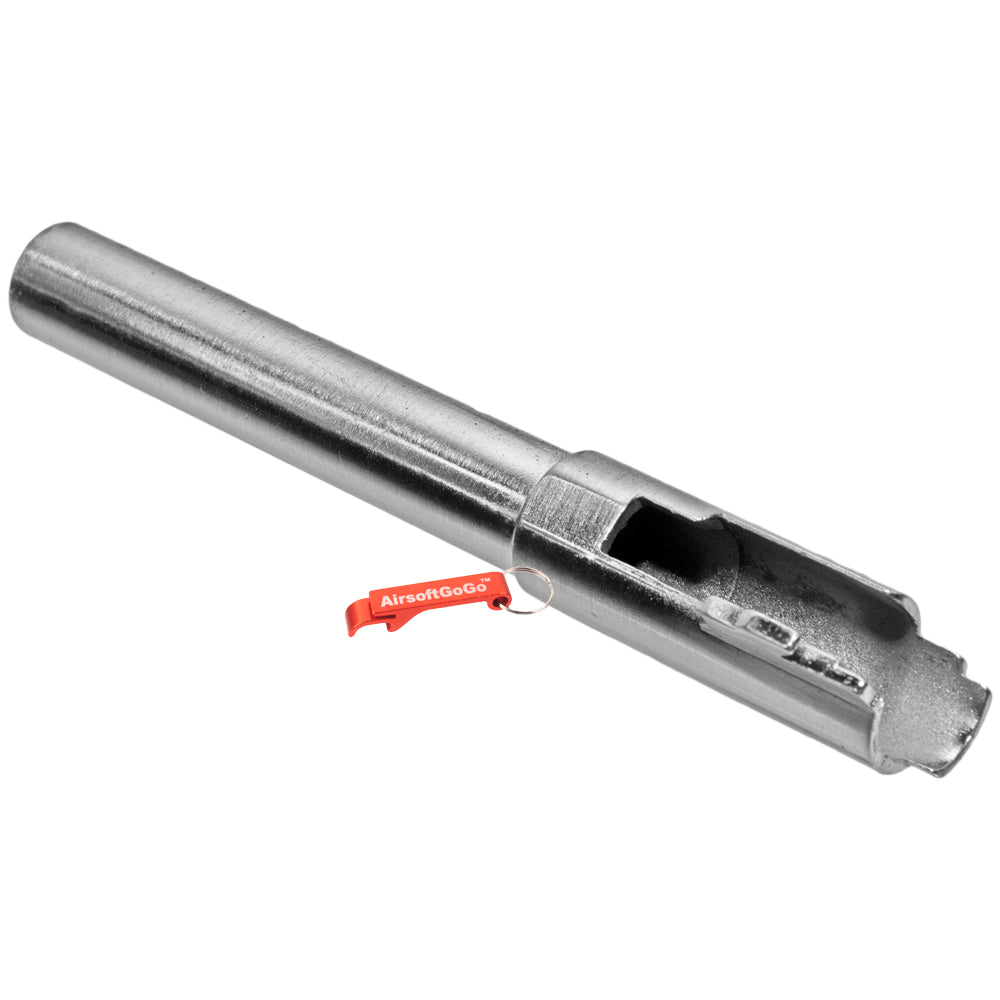 Gas blowback Army R27/R28 compatible outer barrel (silver)