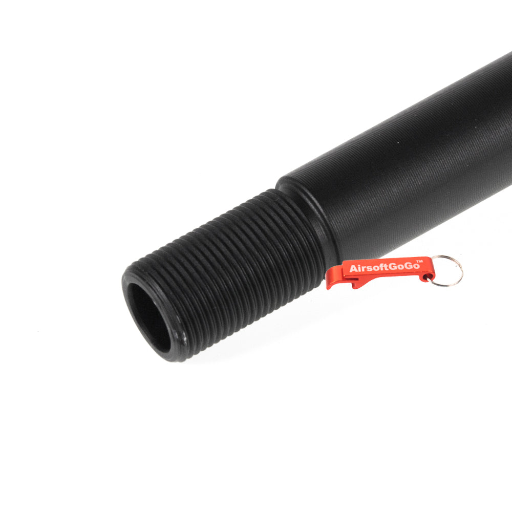 Army R85 electric gun 19 inch -14mm reverse thread outer barrel (black color)