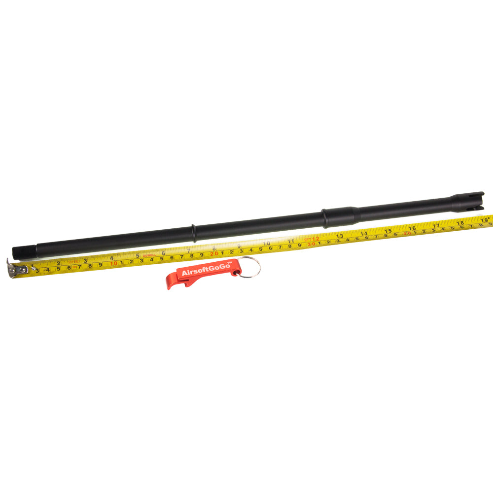 Army R85 electric gun 19 inch -14mm reverse thread outer barrel (black color)