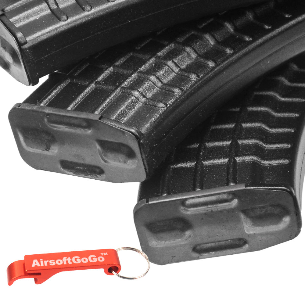 MAG 100 round magazine for AK74 (black, 5 pieces included)