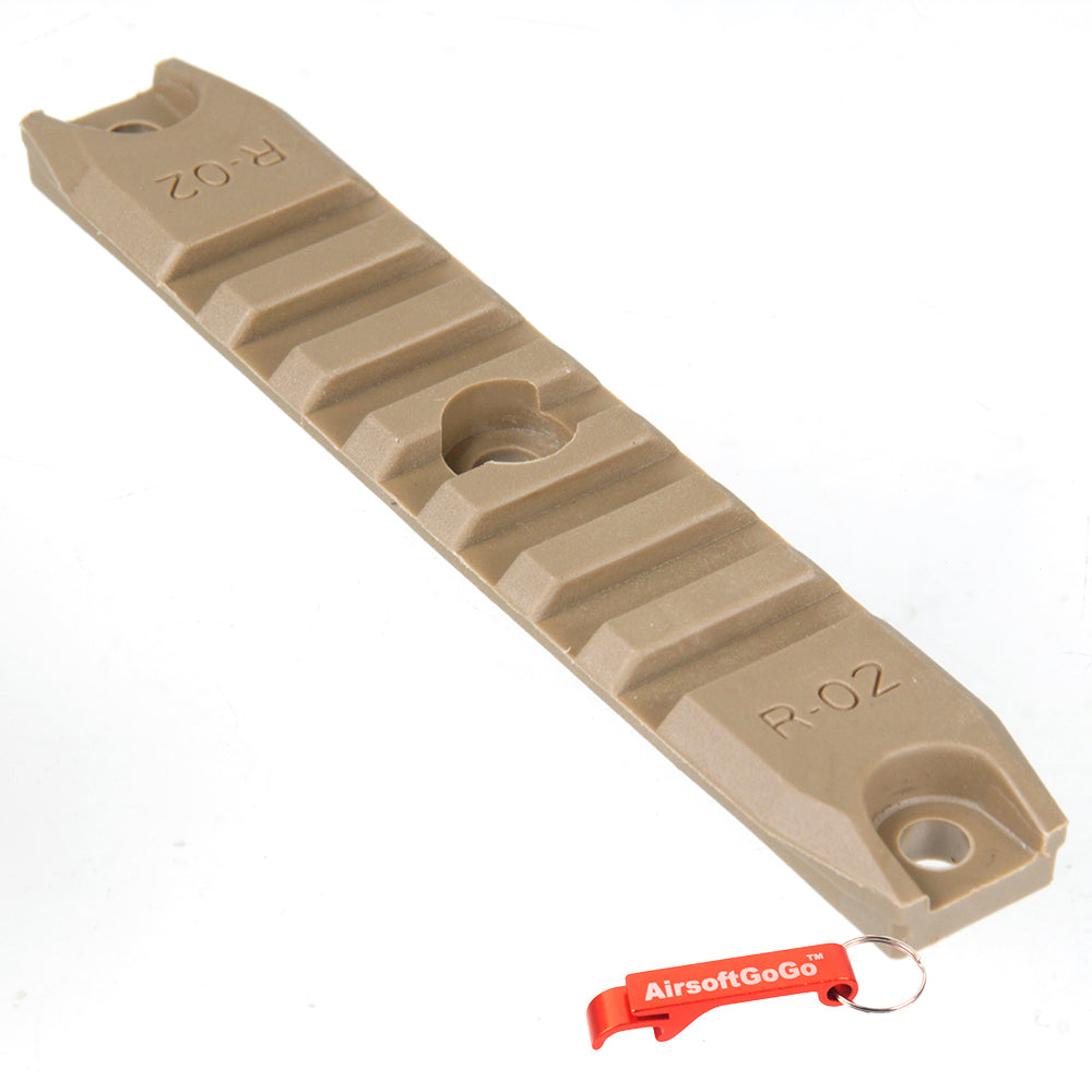 ARES AMOEBA M4 Rail Set Compatible with ARES AMOEBA AM013 AM014 AM015 Series (Dark Earth Color)