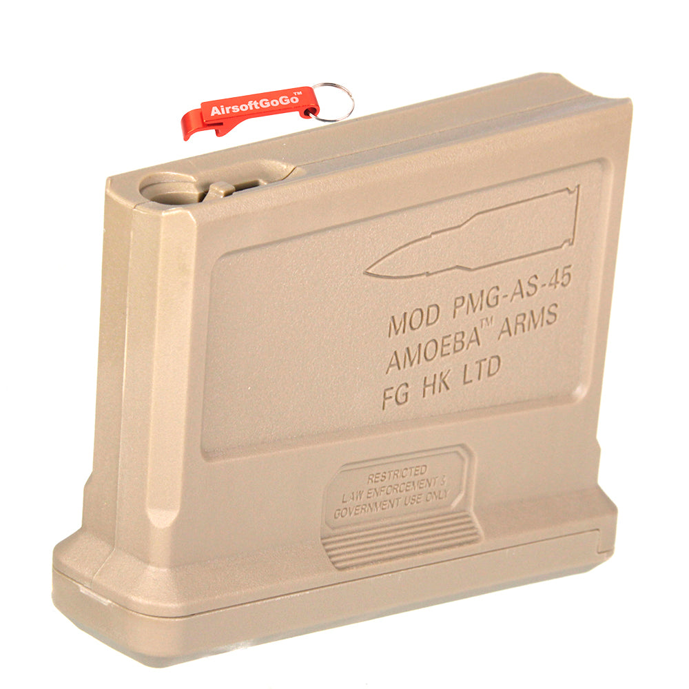 ARES Amoeba Striker 45-round short type magazine for AS01 (dark earth color)