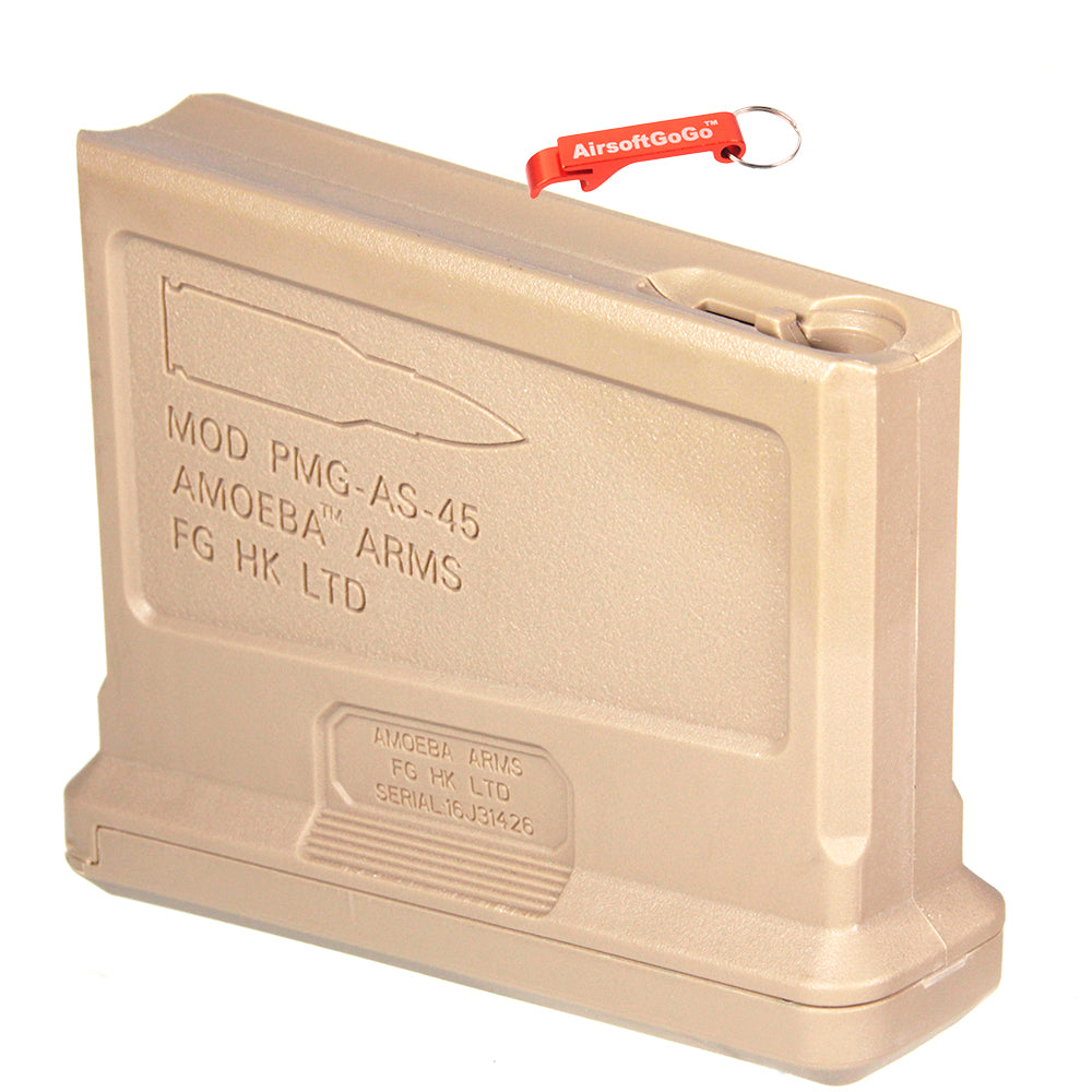 ARES Amoeba Striker 45-round short type magazine for AS01 (dark earth color)