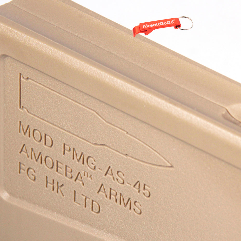 ARES Amoeba Striker 45-round short type magazine for AS01 (dark earth color)