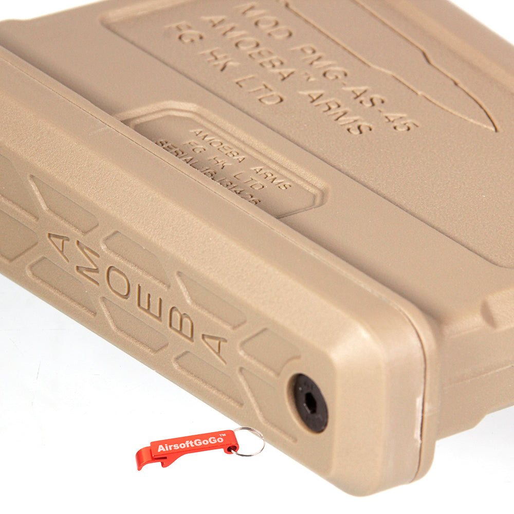 ARES Amoeba Striker 45-round short type magazine for AS01 (dark earth color)