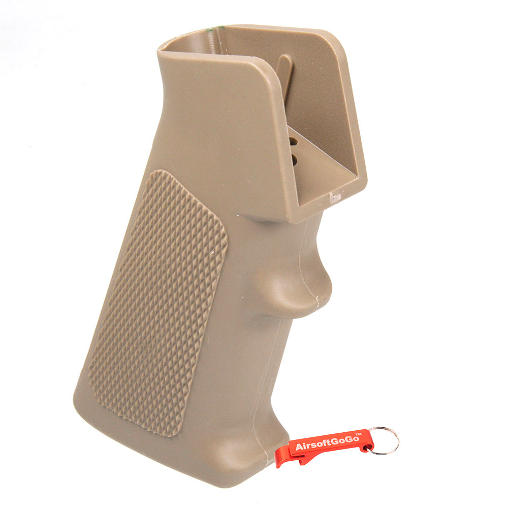 ARES M4 (Type 1) Slim Pistol Grip Desert Color + High Torque Slim AEG Motor Set (Dark Earth Color)