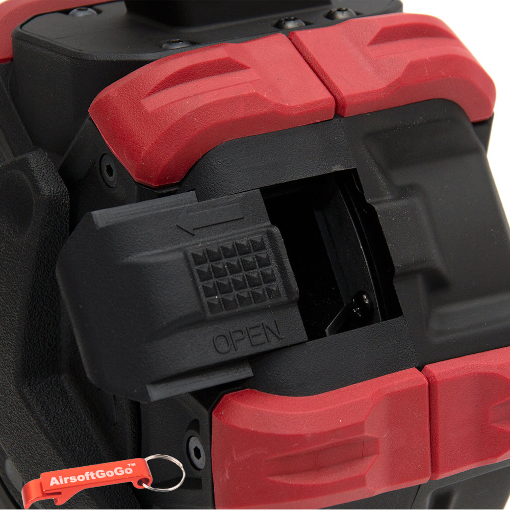 Marui / WE-Tech / AW High Capa Series ARMORER WORKS 350 Drum Magazine for GBB (Black)