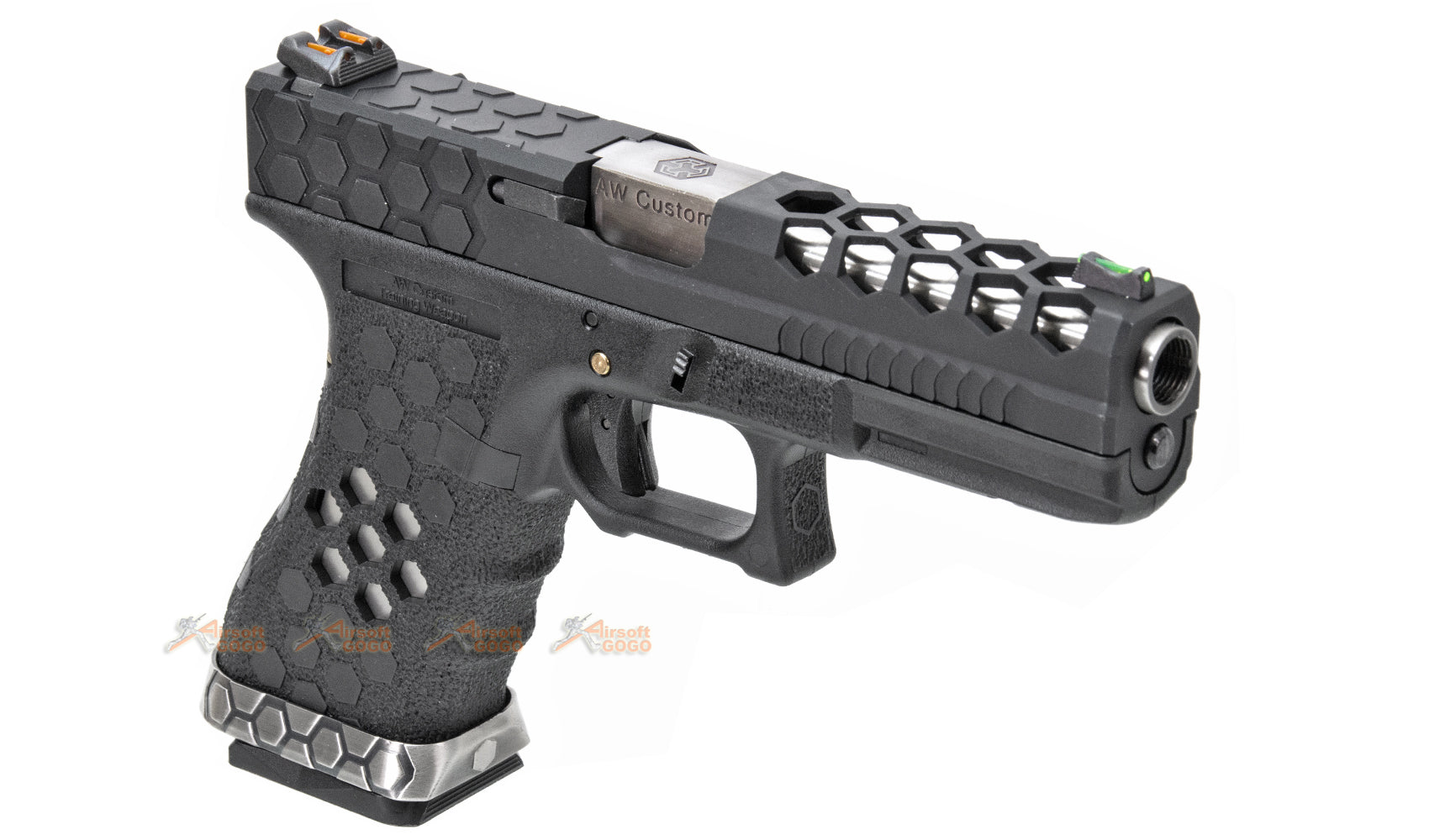 Armorer Works HEXカット G18C GBB ガスブローバック  (ブラック)