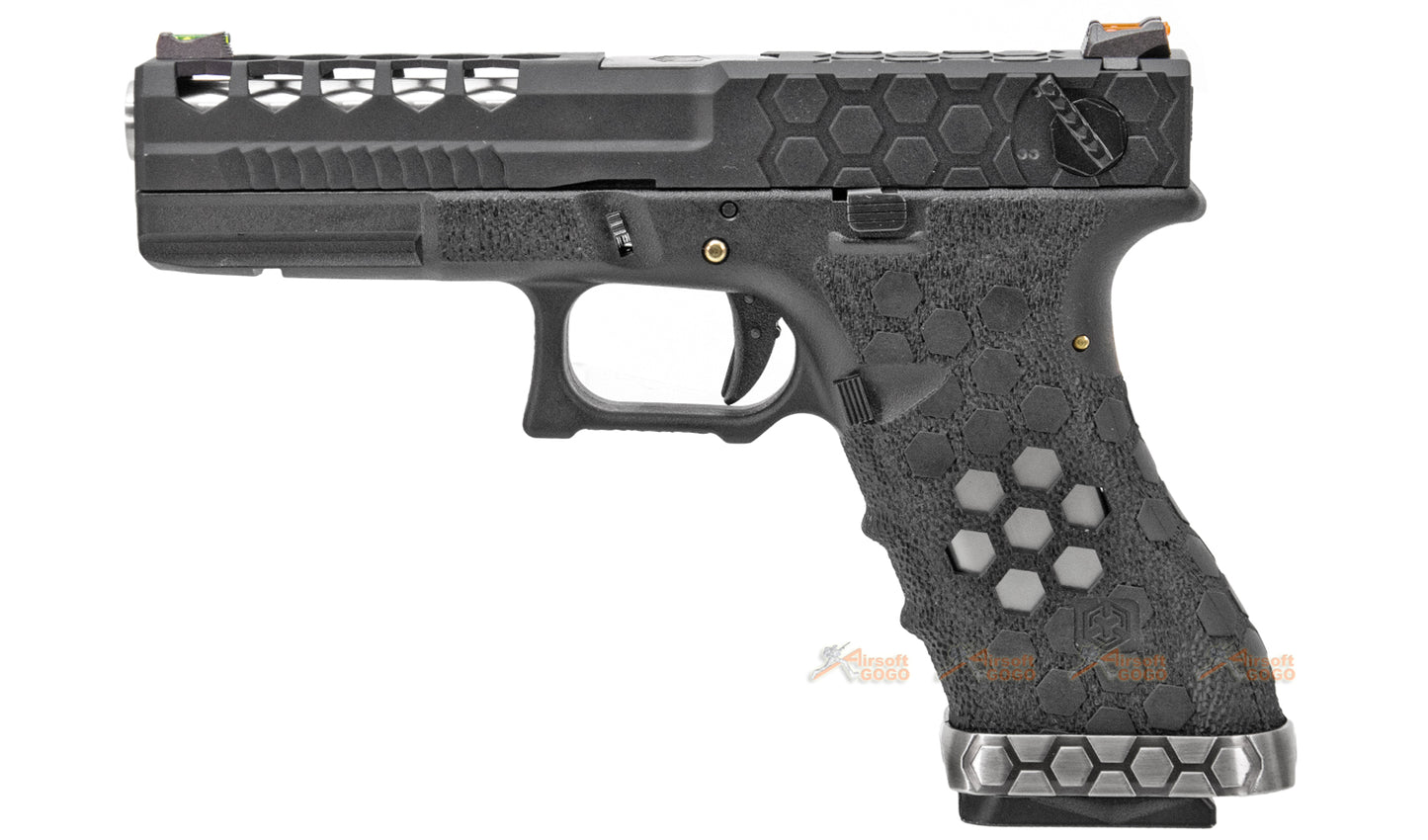 Armorer Works HEXカット G18C GBB ガスブローバック (ブラック)