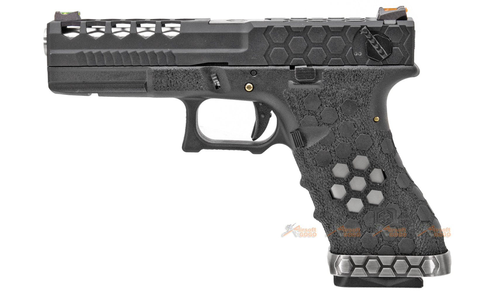 Armorer Works HEXカット G18C GBB ガスブローバック  (ブラック)