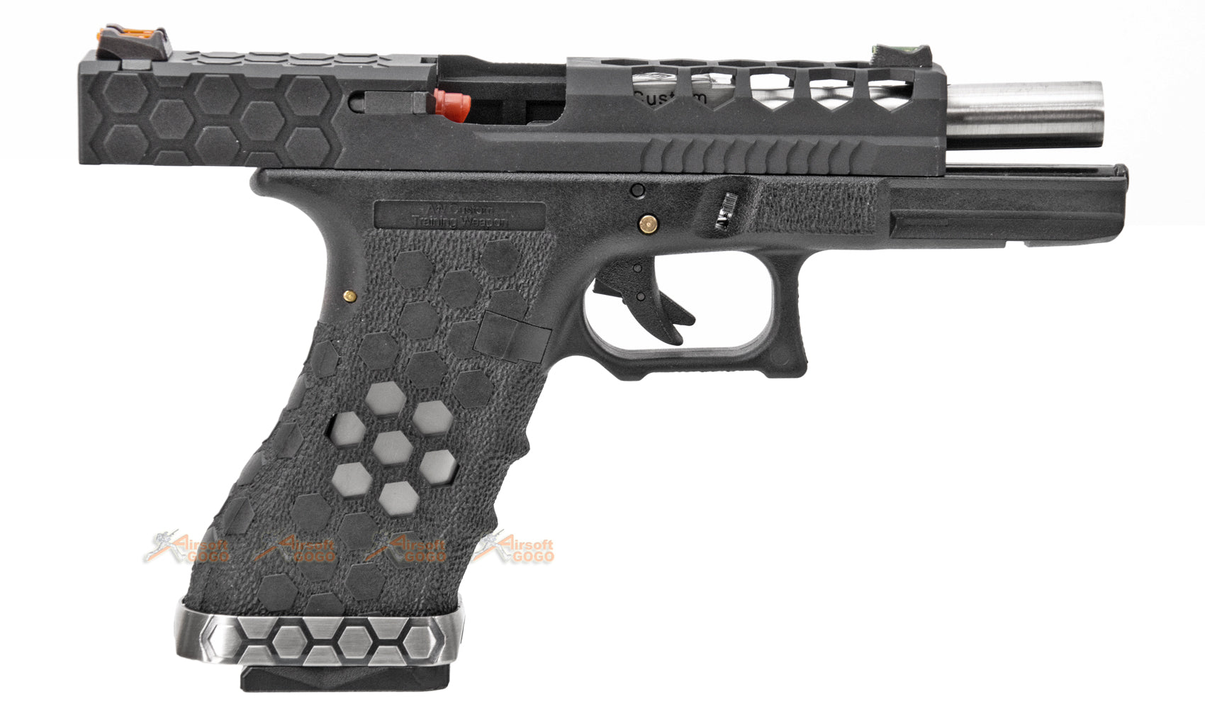 Armorer Works HEXカット G18C GBB ガスブローバック  (ブラック)