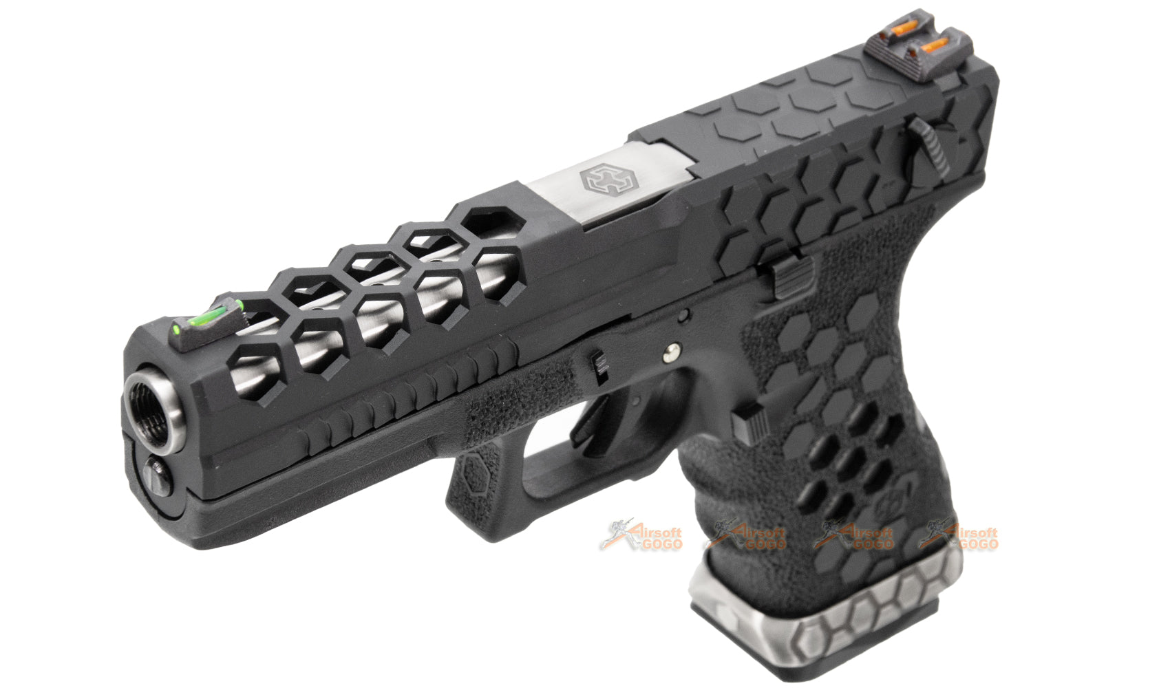 Armorer Works HEXカット G18C GBB ガスブローバック  (ブラック)
