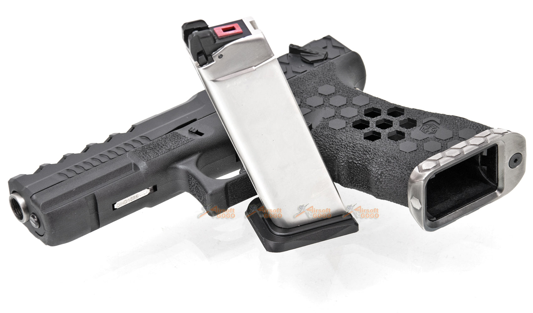 Armorer Works HEXカット G18C GBB ガスブローバック  (ブラック)
