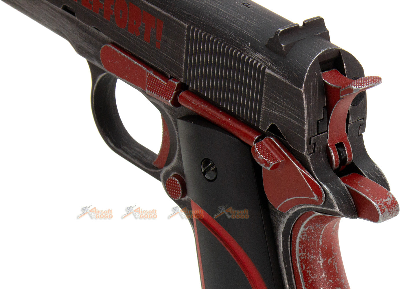 Armorer Works Custom デッドプール1911ガスブローバックピストルGBB
(フルメタル-デッドプールグリップ)