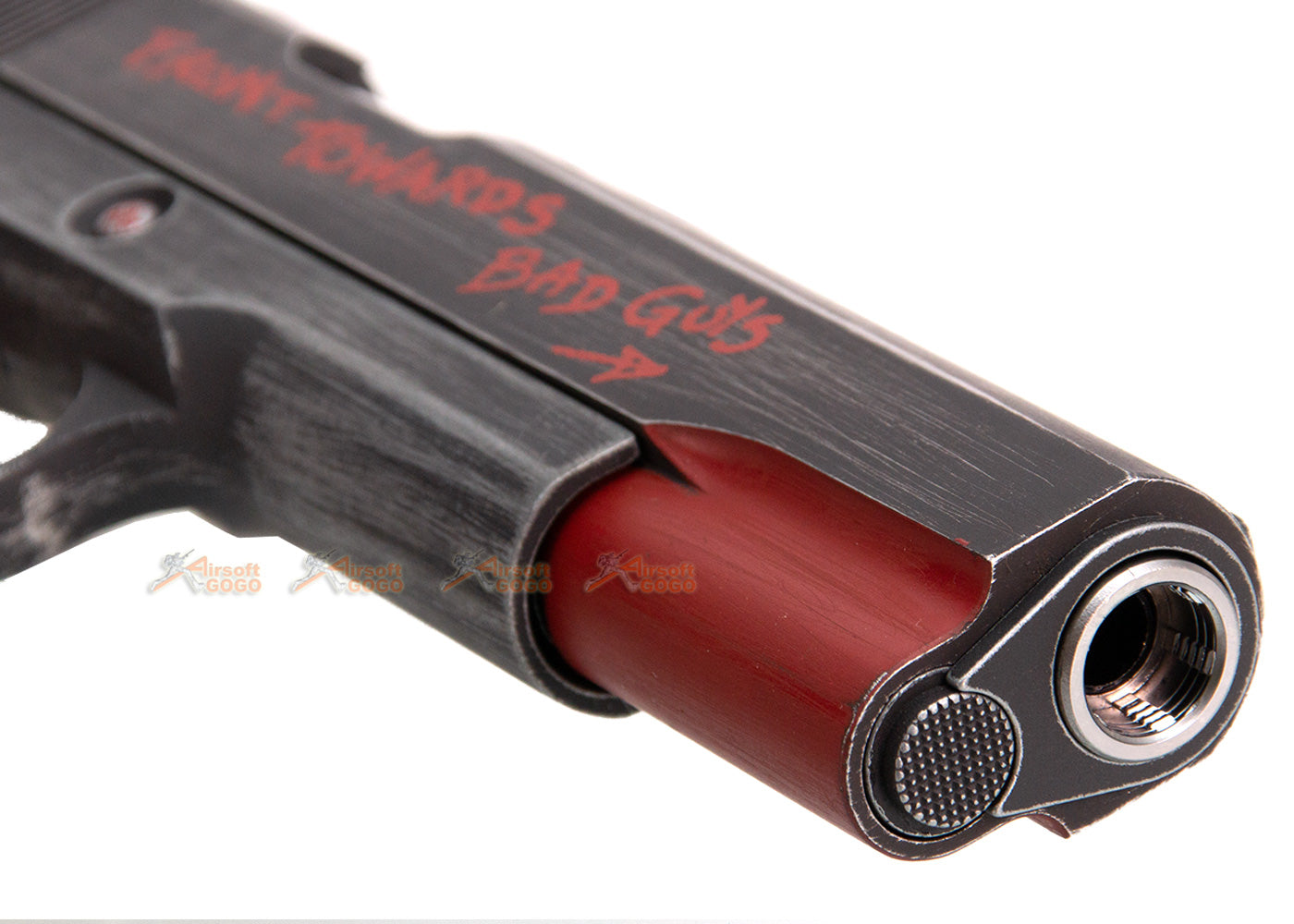 Armorer Works Custom デッドプール1911ガスブローバックピストルGBB
(フルメタル-デッドプールグリップ)