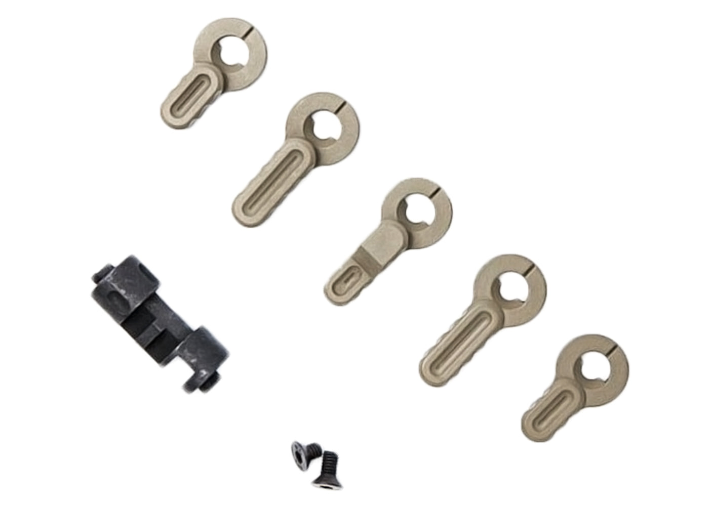 PTS BAD-ASS両手利きセーフティセレクター PTSメガアームズ MKM AR15/ WA/ G&P ガスブローバックGBB専用 - ダークアース