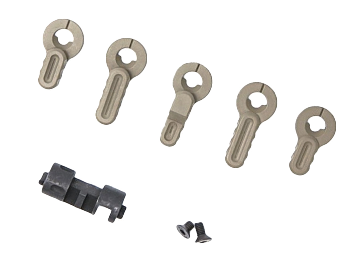 PTS BAD-ASS両手利きセーフティセレクター KWA / KSC LM4 ガスブローバックライフルGBBR専用 - ダークアース