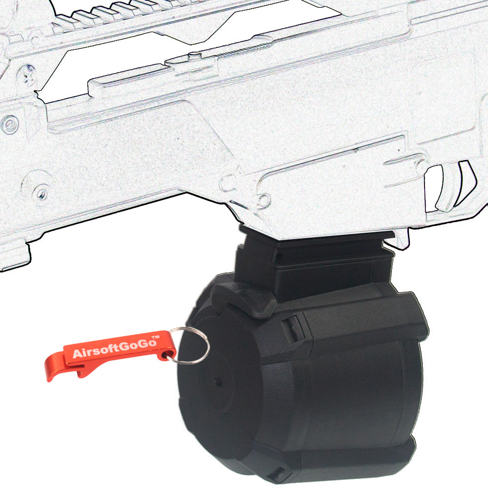 Electric bullet feeding 1000 rounds drum magazine for Marui/JG G36 SL8 electric gun (black)