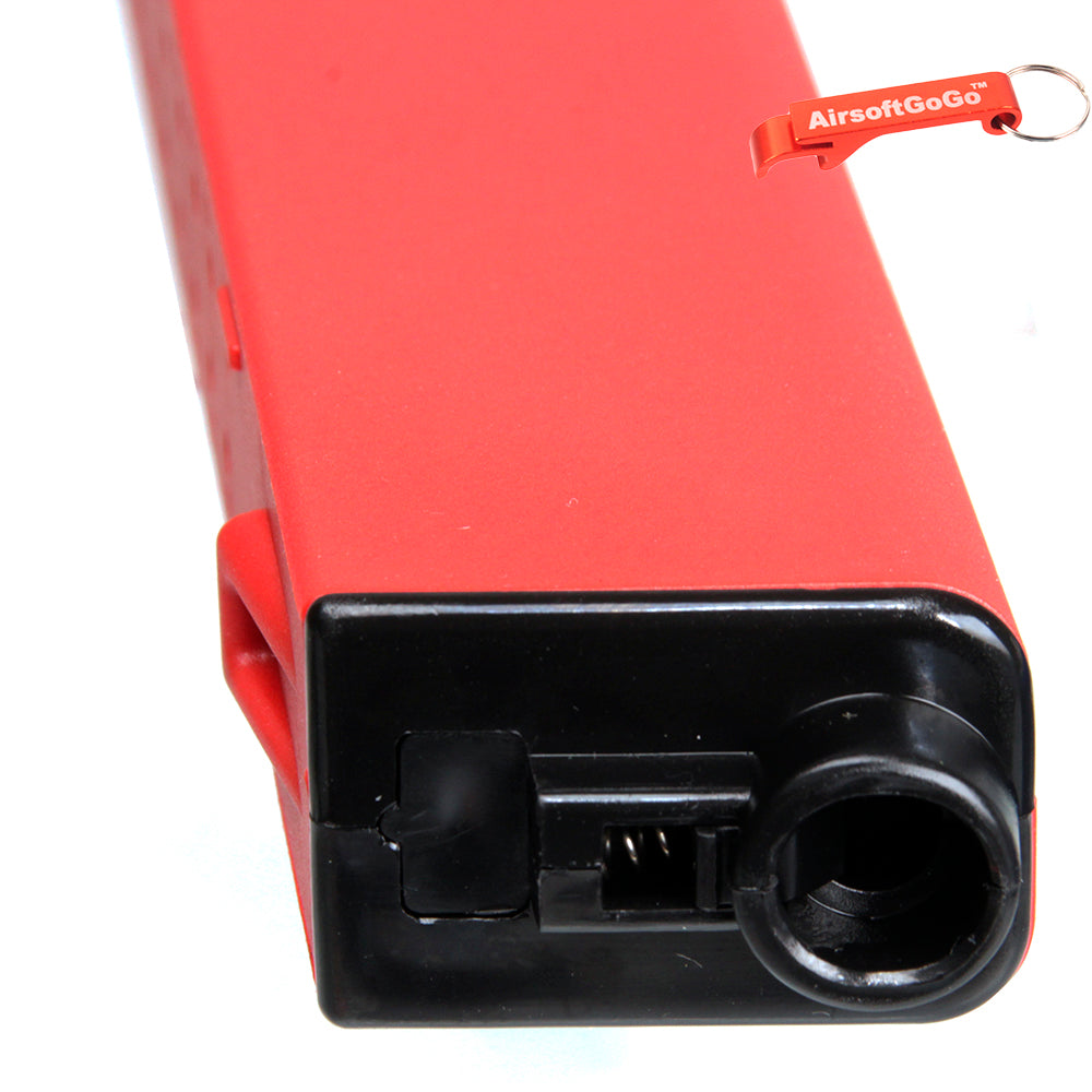 Classic Army NEMESIS X9 / G&G ARP9 common 120 round magazine (red)