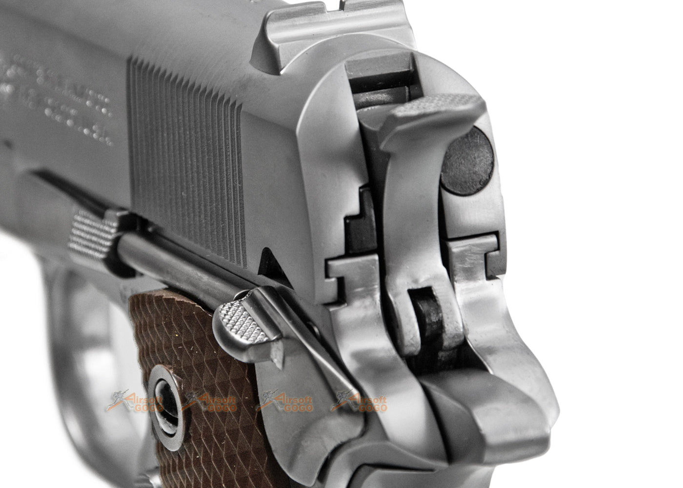WE サイバーガン コルト1911 ガス ブローバック ( シルバー )