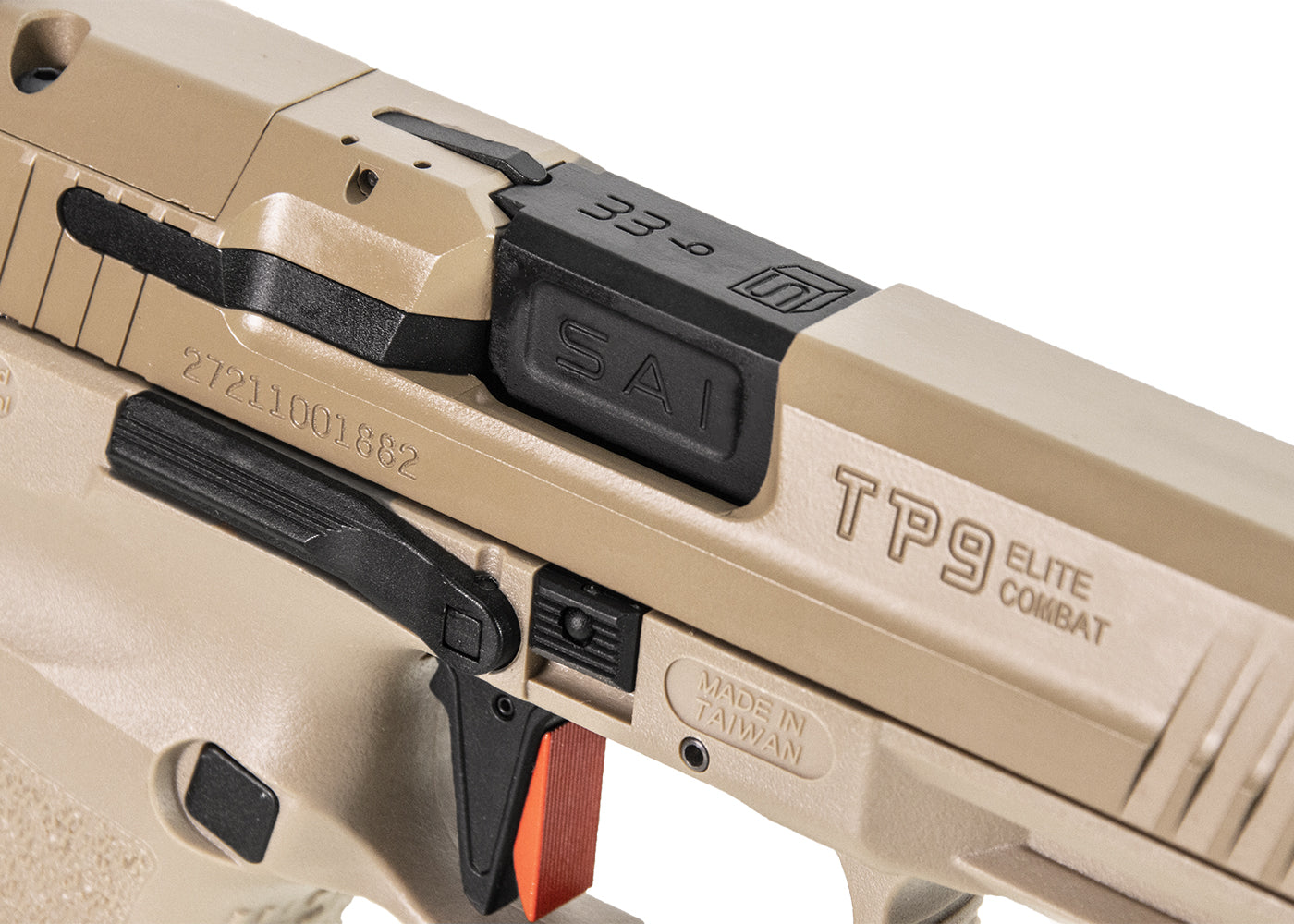 WE SAI TP9 エリートコンバット GBBピストル(FDE)