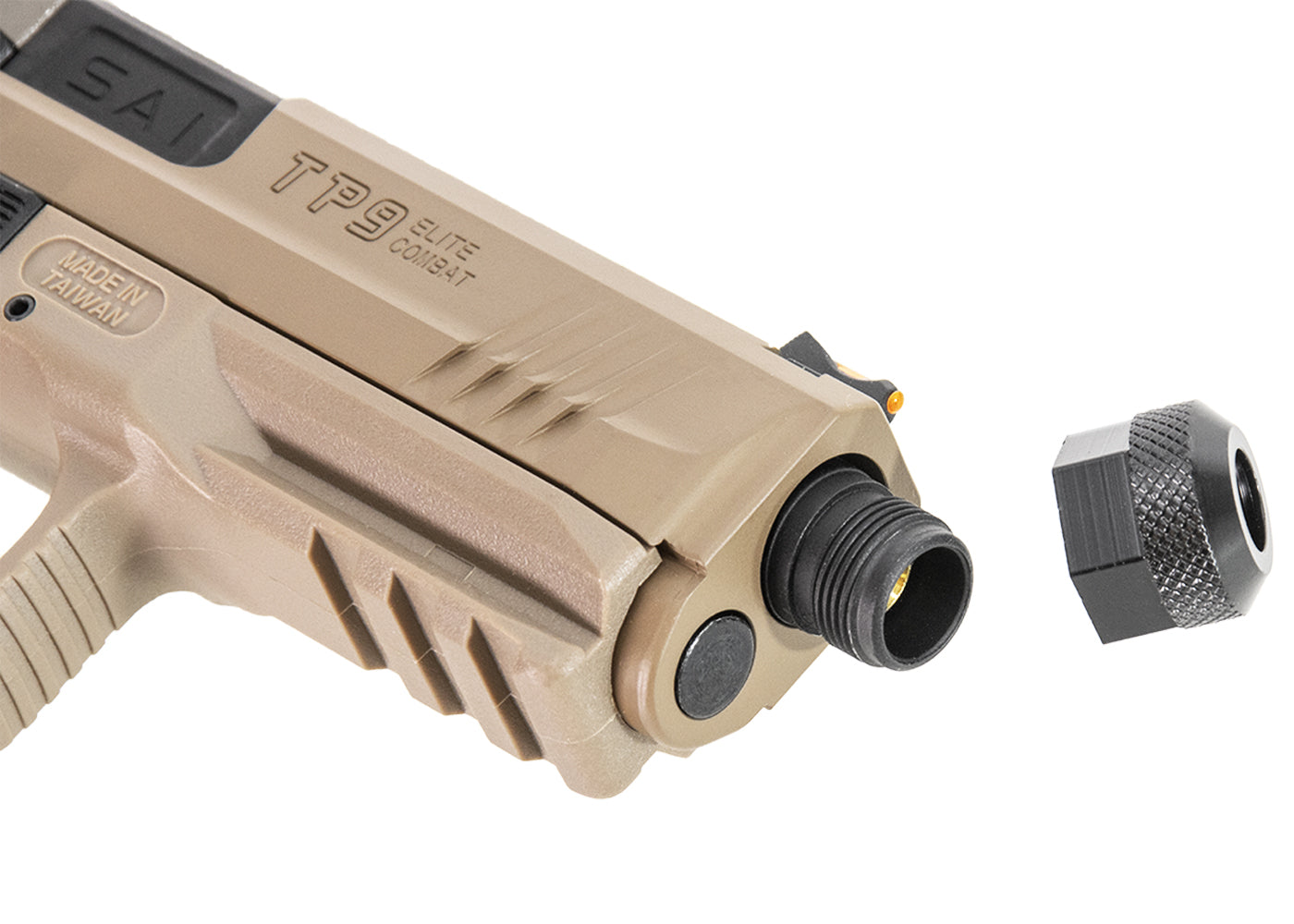 WE SAI TP9 エリートコンバット GBBピストル(FDE)